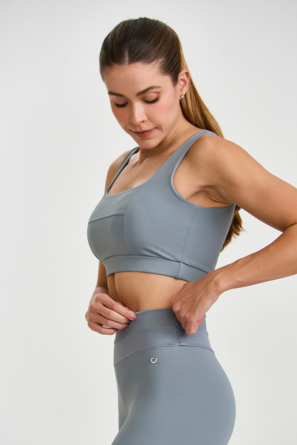 Atlanta Sculpt Top – Platinum Grey