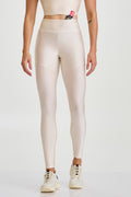 Glow tights med ficka off-white