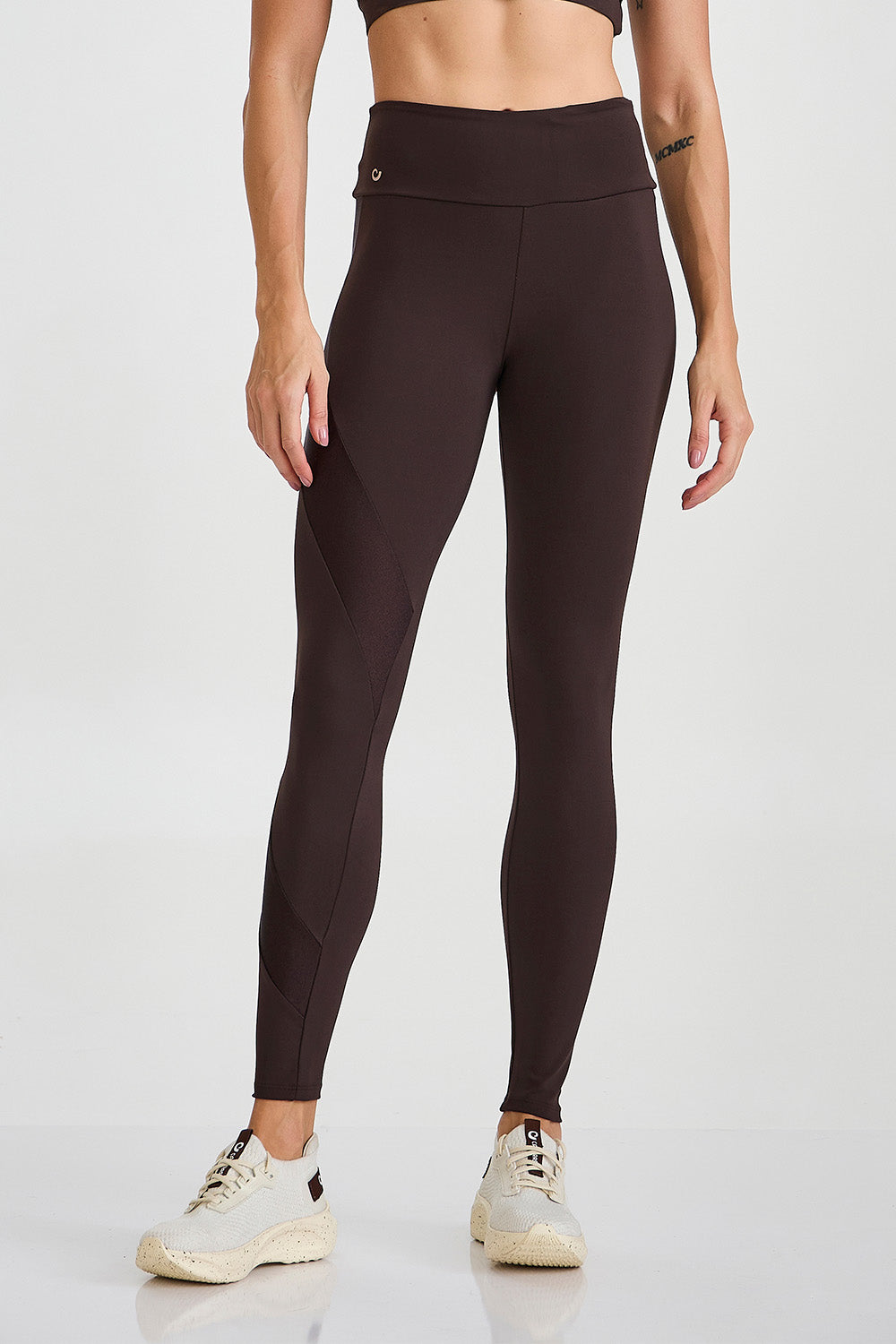NY-tights med midjeficka brun
