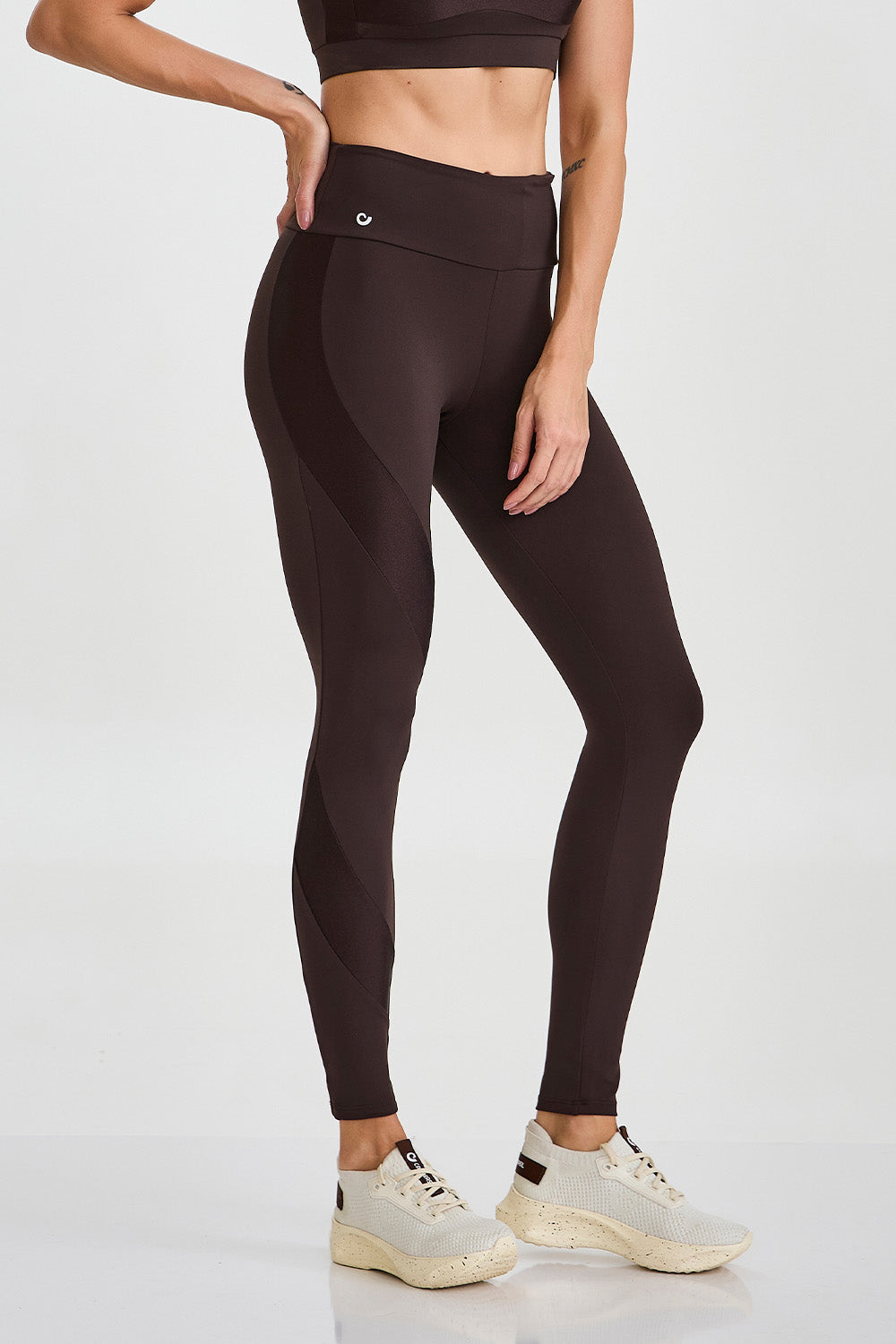 NY-tights med midjeficka brun