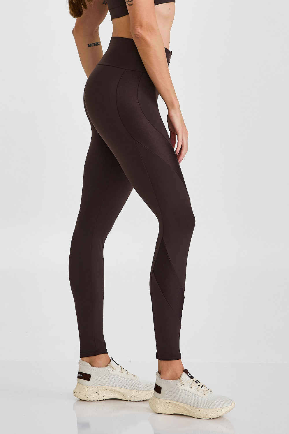 NY-tights med midjeficka brun