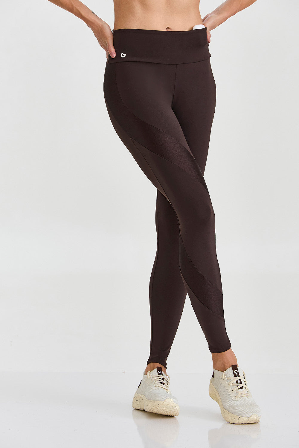 NY-tights med midjeficka brun