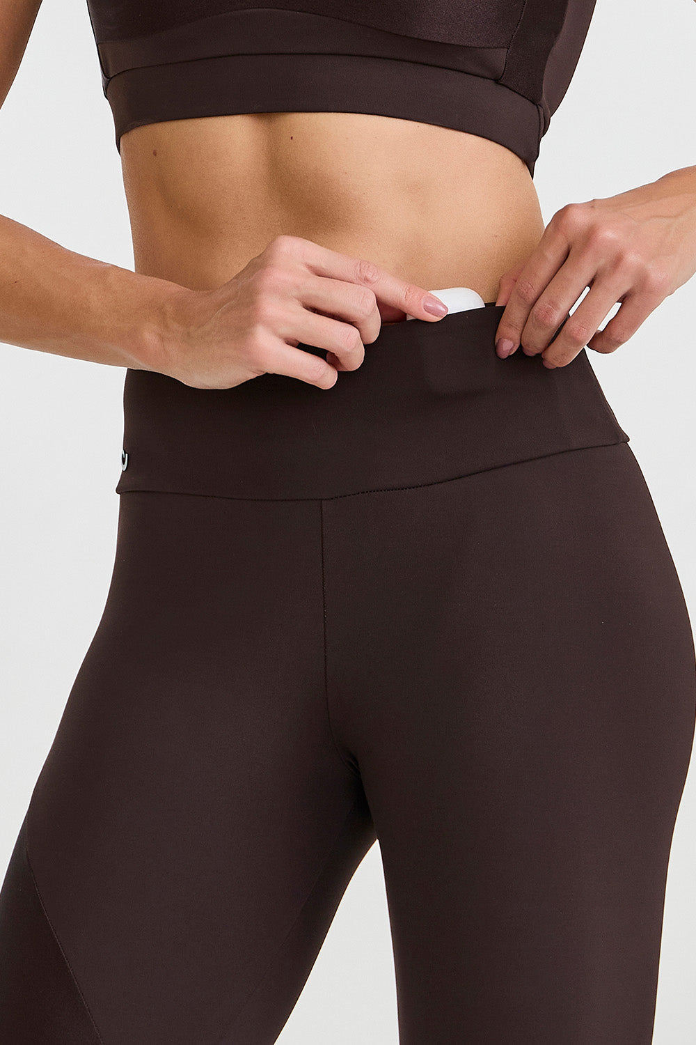 NY-tights med midjeficka brun