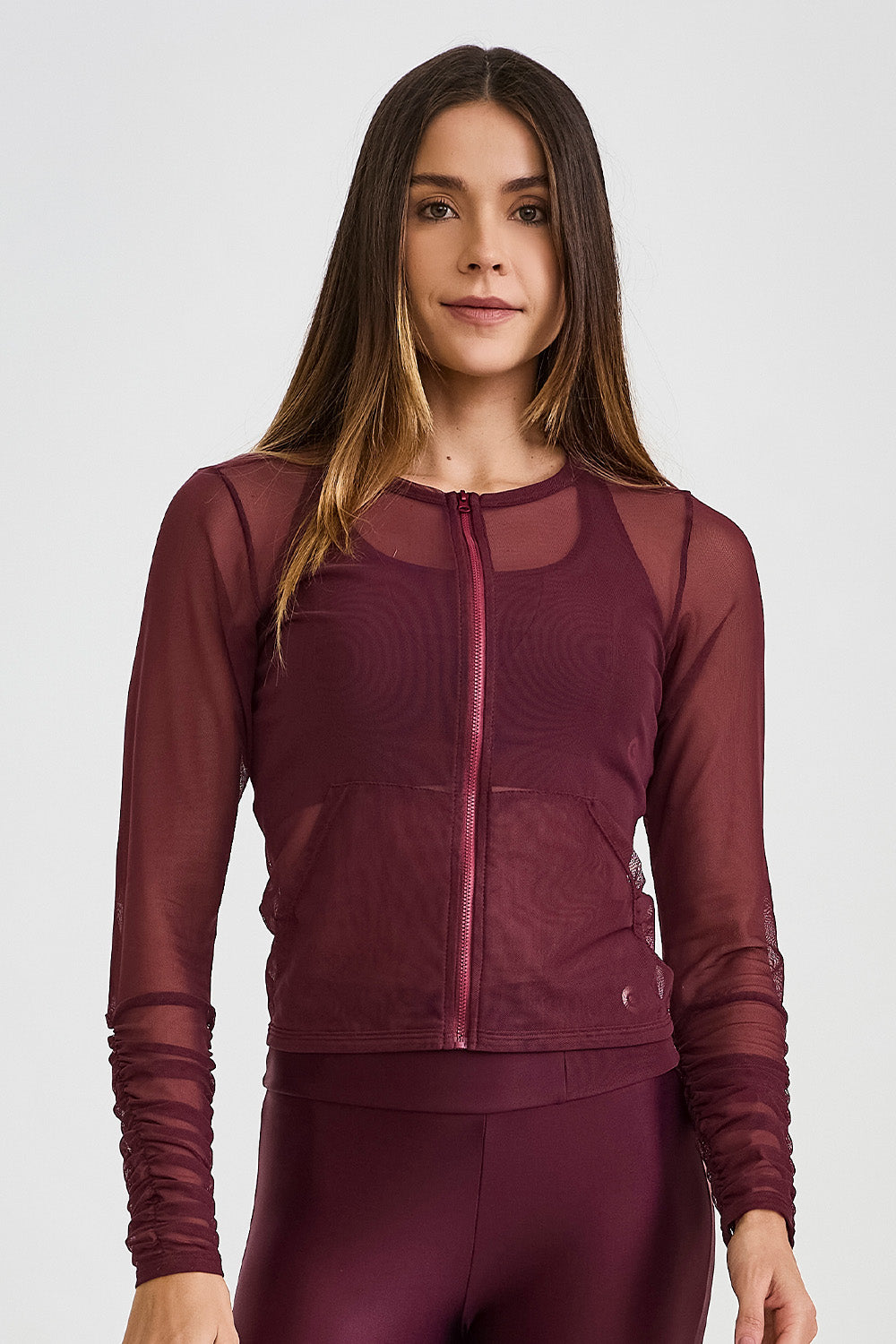 Mesh Zip Jacket – Barolo