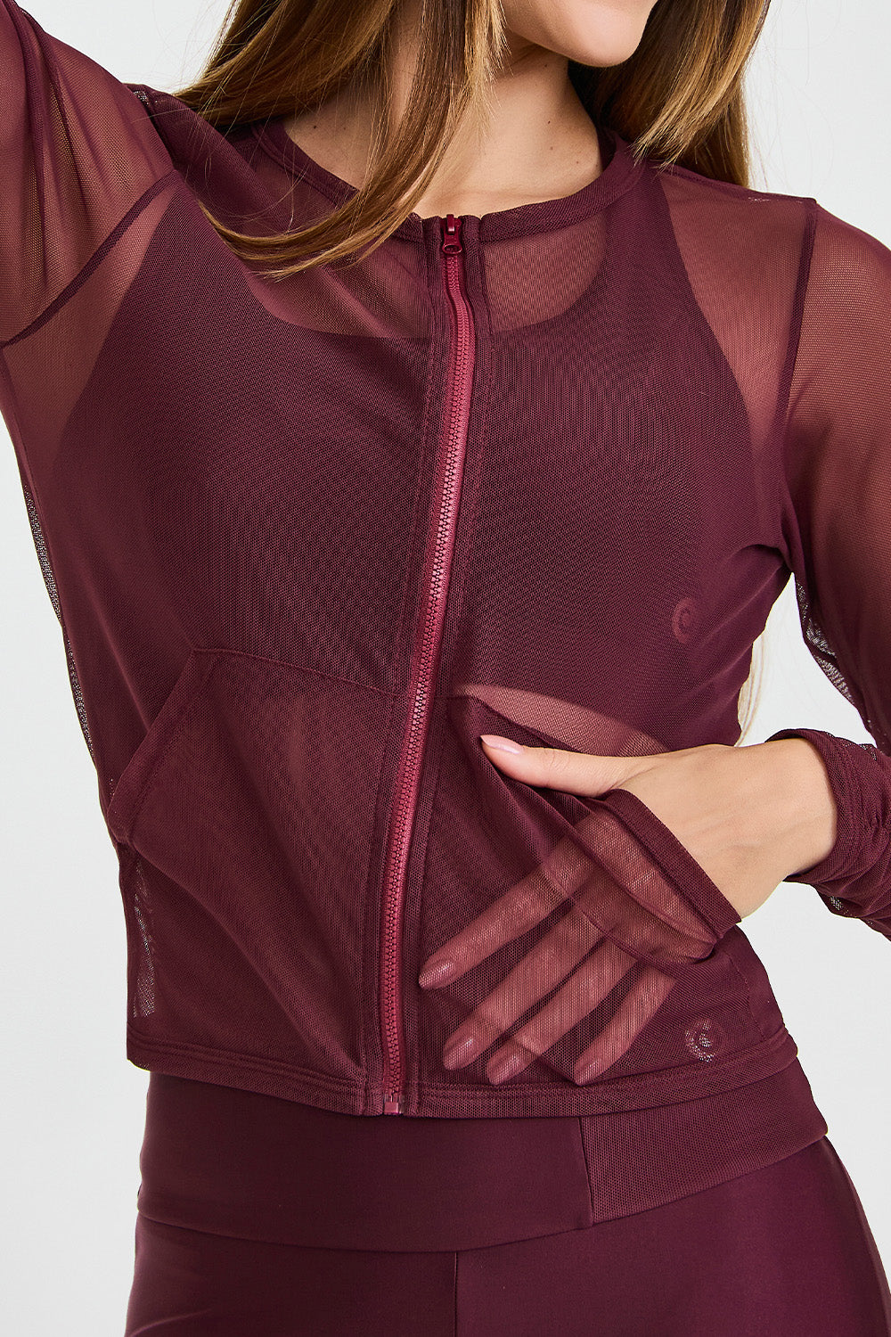 Mesh Zip Jacket – Barolo