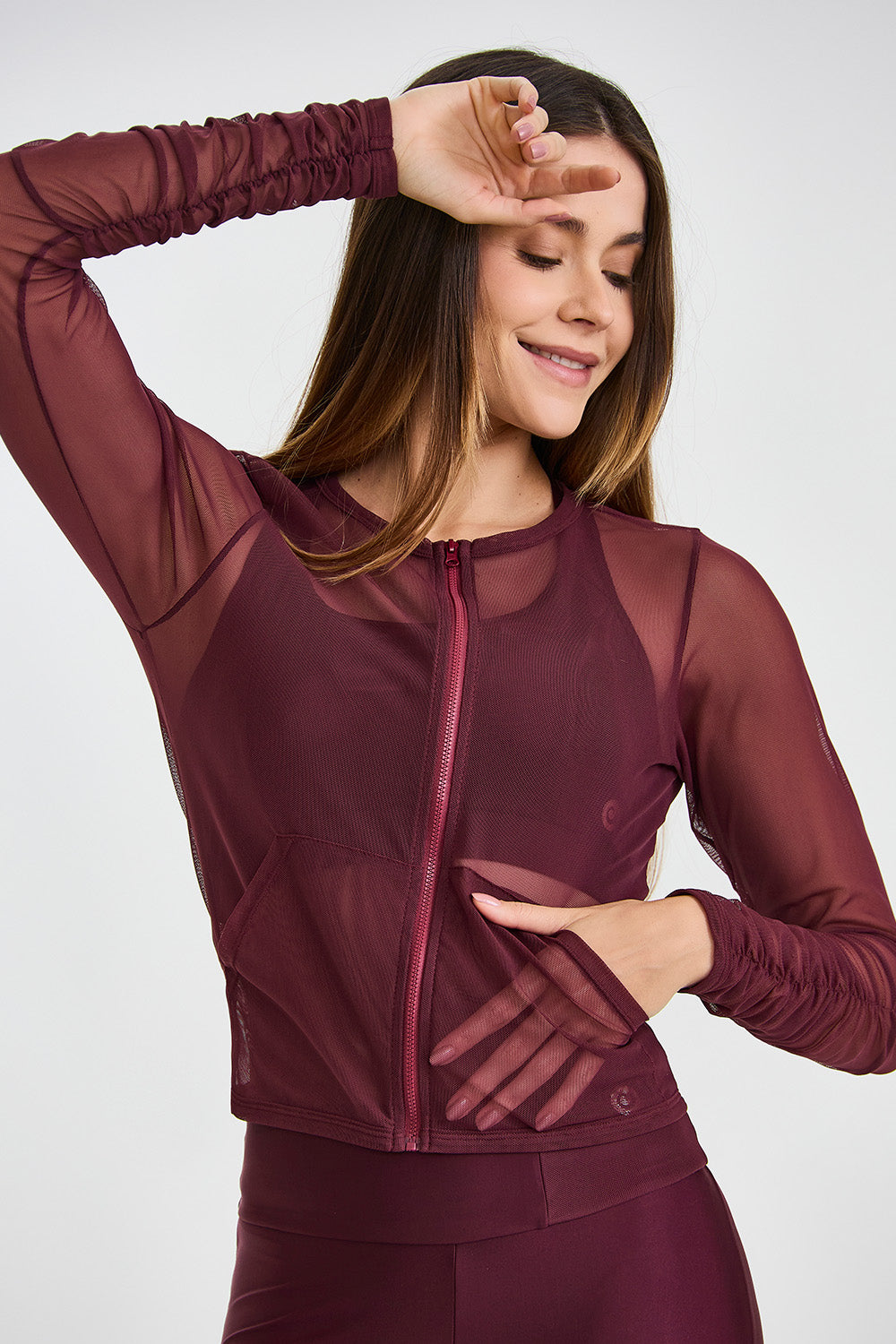 Mesh Zip Jacket – Barolo